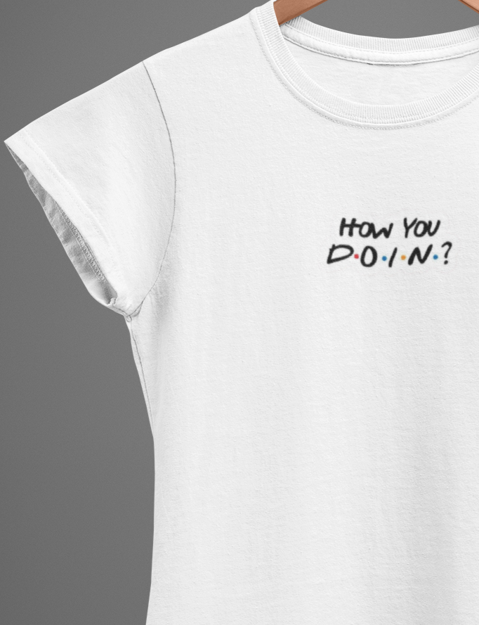 F.R.I.E.N.D.S - how you doin? – Women's Half Sleeve