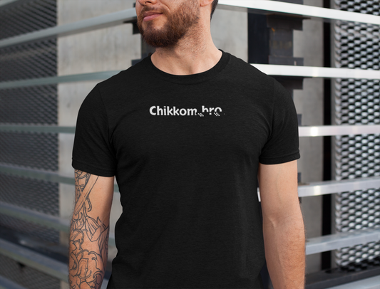 unisex Chikkom Thug Life Black T-Shirt